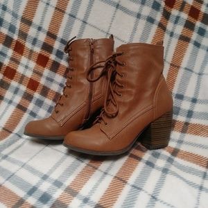 🍁Brown heel boots🍂